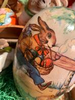#pasen papier mache paas ei candycontainer, Gebruikt, T, Ophalen of Verzenden, N