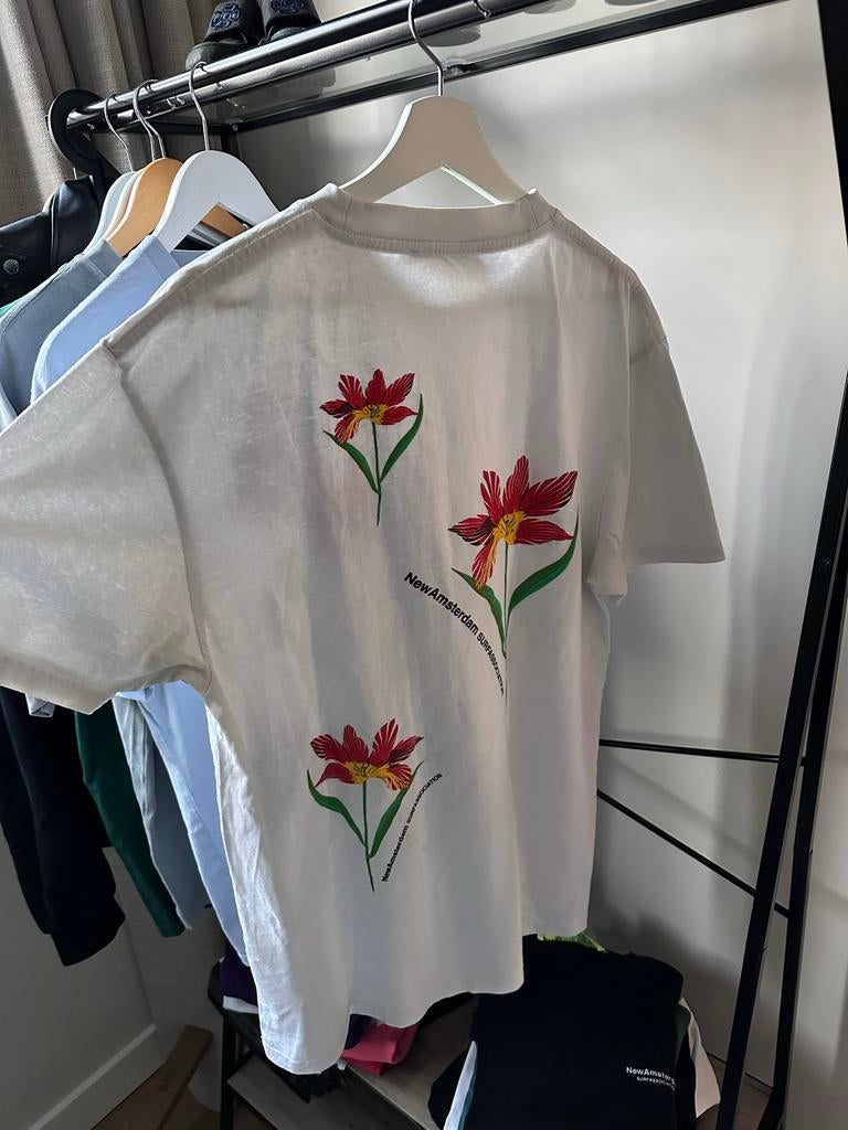 Surf Association T-shirt Maat M - Diverse Prints & Four Amst, Maat 38/40 (M), Wit, Ophalen of Verzenden, Korte mouw