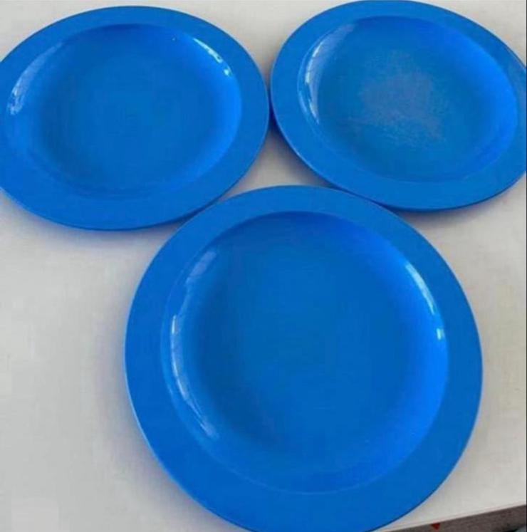 3 Blauwe Grote Camping Borden, Ophalen of Verzenden, Gebruikt