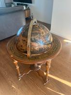 Authentieke Drankglobe - Wereldbol Bar met Opbergruimte, Ophalen, Gebruikt