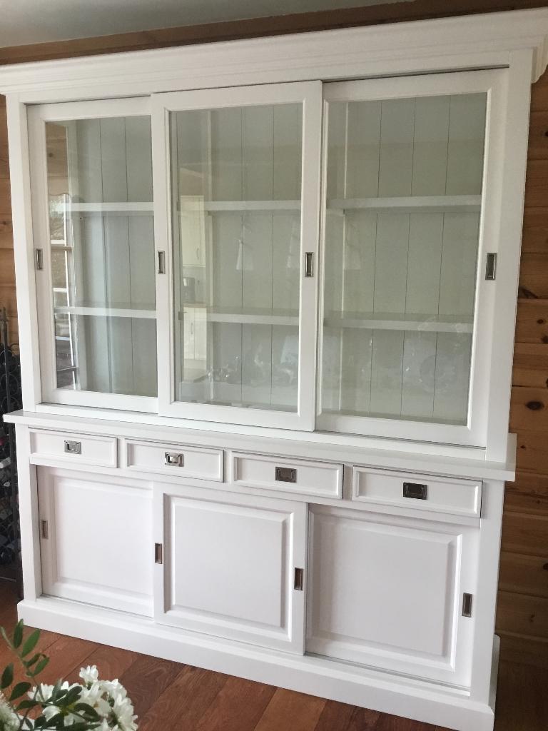 Vitrinekast, Ophalen, Gebruikt, Met deur(en), 200 cm of meer