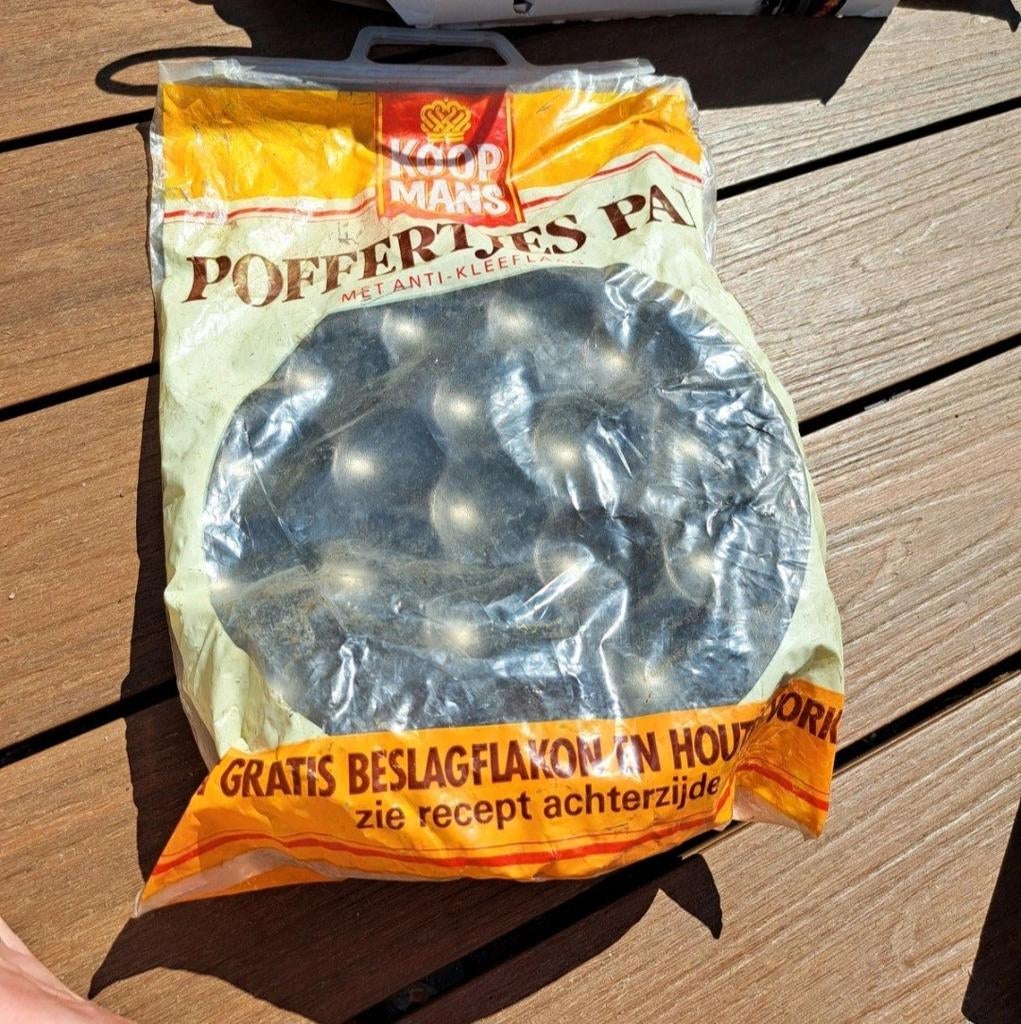 Koopmans Poffertjes Pan met Beslagfles, Overige typen, Nieuw, Ophalen of Verzenden, Zwart