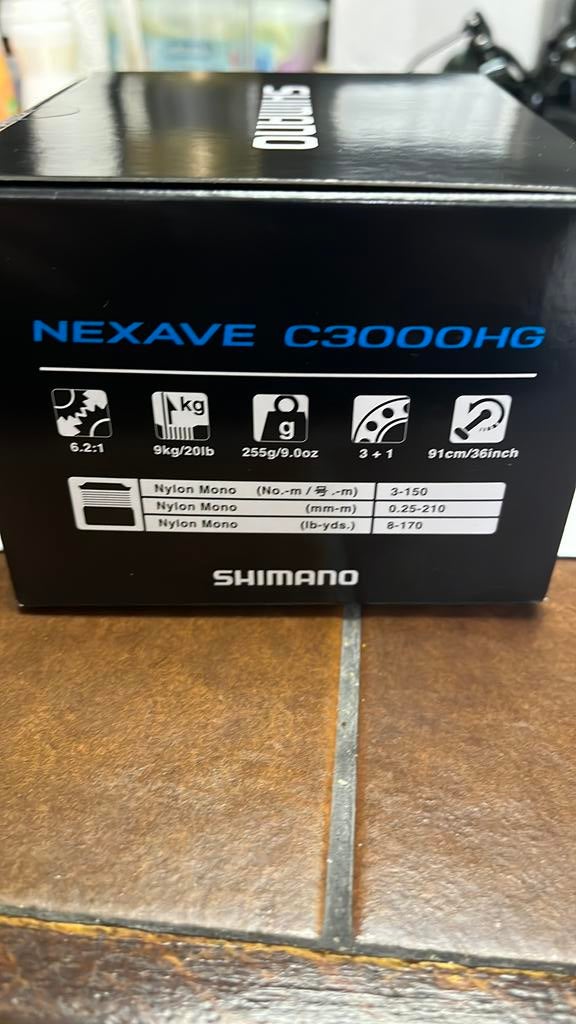 Shimano nexave C3000HG, Ophalen of Verzenden, Nieuw