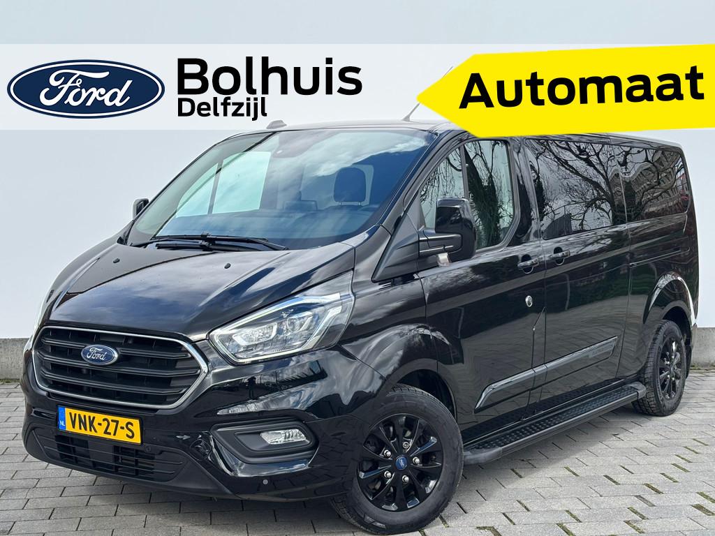 Ford Transit Custom 320 2.0 TDCI L2H1 Platinum Edition AUT D, Zwart, Bedrijf, Diesel, 2 stoelen