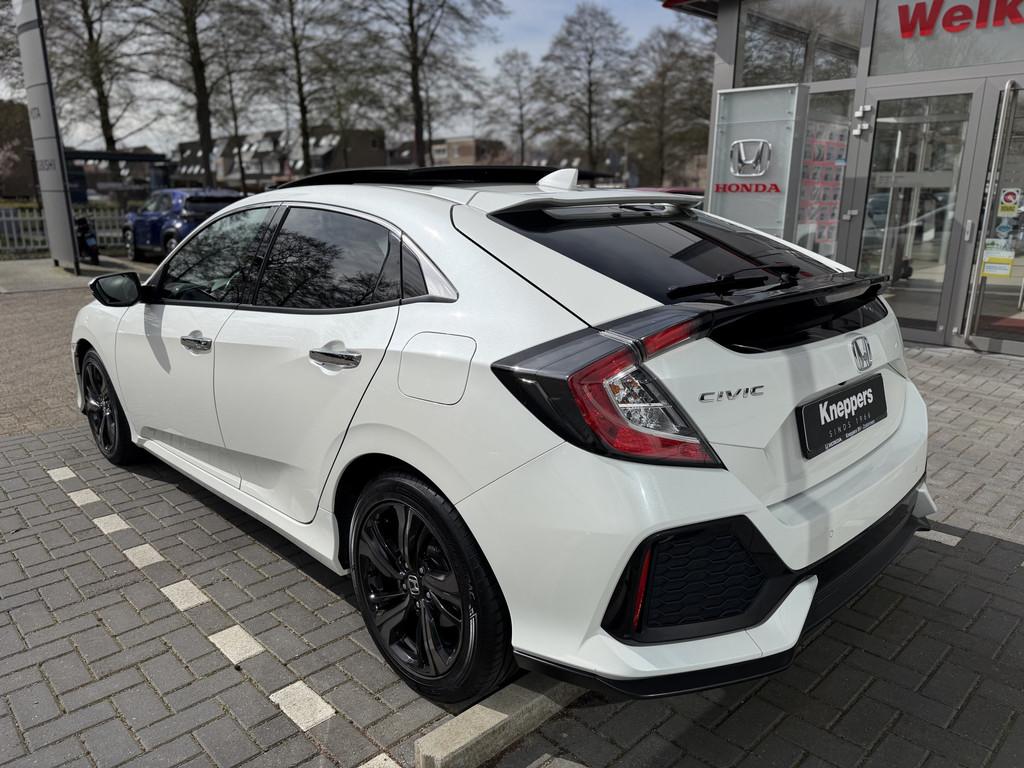 Honda Civic 1.5 i-VTEC Prestige | GEEN AFLEVERKOSTEN | Schui, Auto's, 12 maanden, Wit, Leder, Adaptive Cruise Control