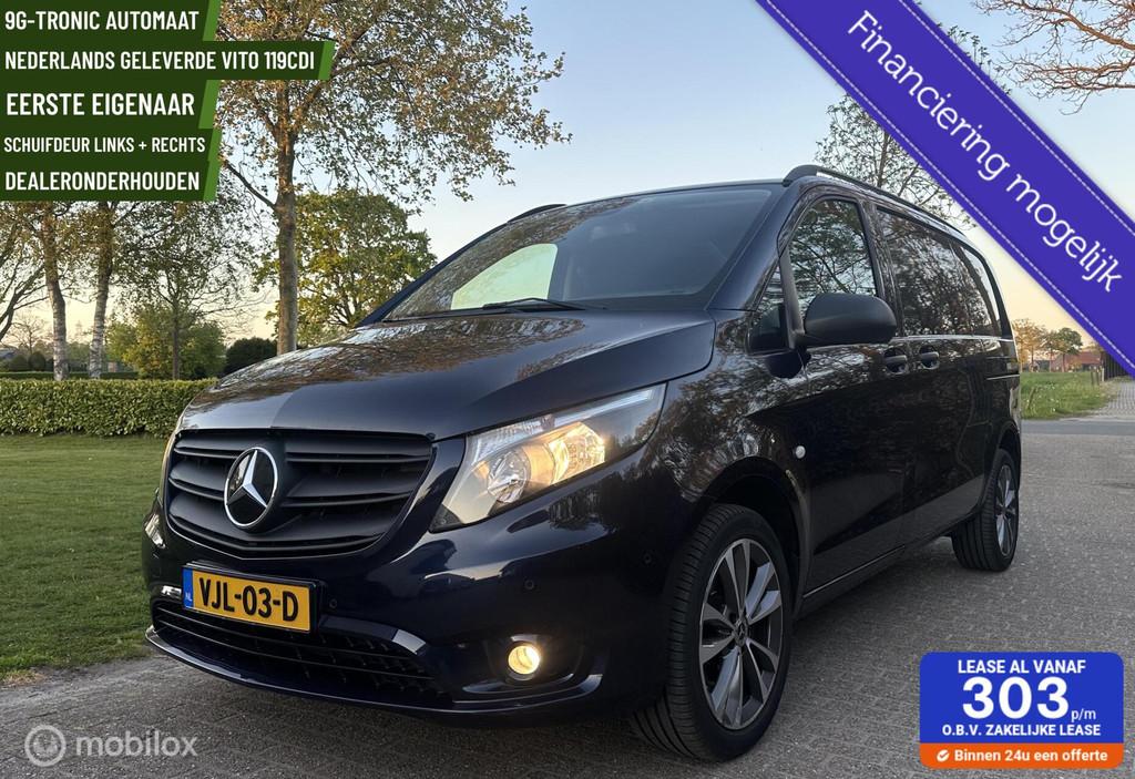 Mercedes Vito 119 CDI automaat Camera 2Xschuifdeur, Auto's, Automaat, Achterwielaandrijving, Gebruikt, 2000 kg