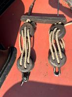 Set (bb+sb) Ording jufferblokken voor platbodem., Ophalen of Verzenden, Zo goed als nieuw