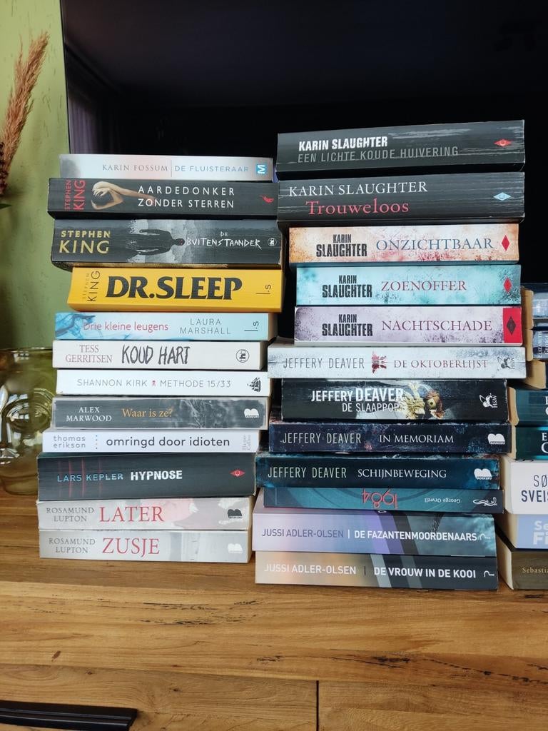 Leesboeken, thrillers, Boeken, Ophalen, Zo goed als nieuw