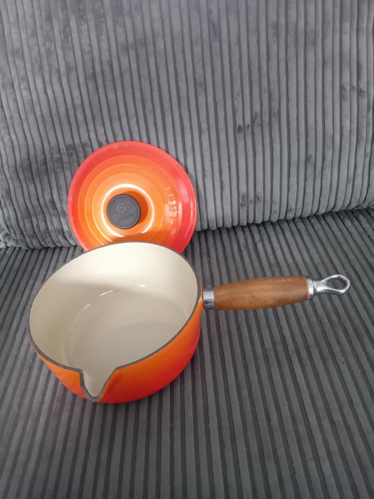 Le Creuset sauspan met houten handvat, Ophalen of Verzenden