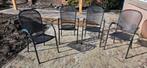 Terrasstoelen, 4 stuks, Tuin en Terras, Tuinstoelen, Ophalen, Gebruikt