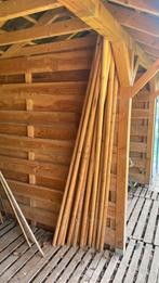 Partij 21stk geschaafde grenen palen 240cm lang 4,5xm dik, Tuin en Terras, Palen, Balken en Planken, Ophalen, Nieuw, 180 tot 250 cm