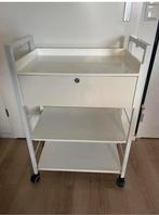 Werkkastje pedicure / schoonheidsspecialist, Huis en Inrichting, Kunststof, Gebruikt, Met lade(s), 25 tot 50 cm