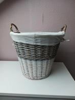 Mooie  rietenmand, Ophalen, Mand, Rond, Zo goed als nieuw