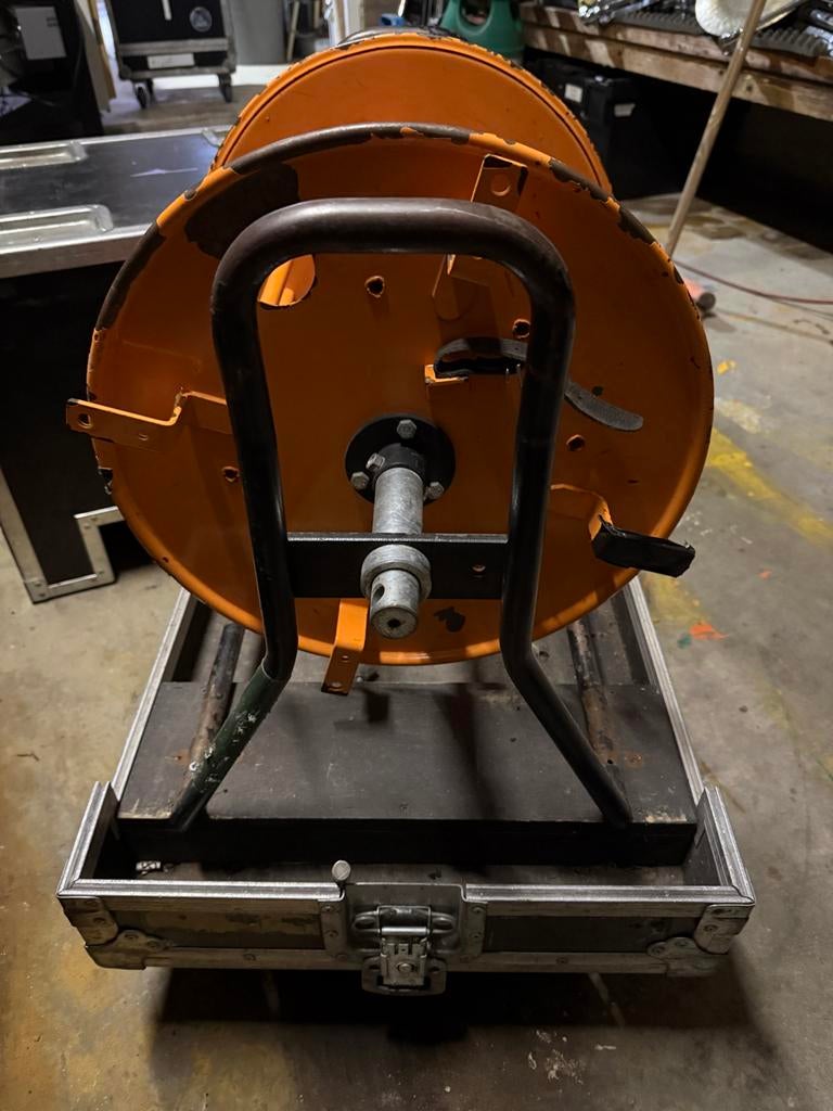 Kabelhaspel met flightcase zonder kabel, Muziek en Instrumenten, Licht en Laser, Ophalen of Verzenden, Gebruikt, Overige typen
