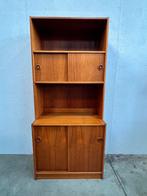 Vintage Highboard, Wandmeubel. Denemarken 1970's, Ophalen, Onbekend, Minder dan 150 cm, Onbekend