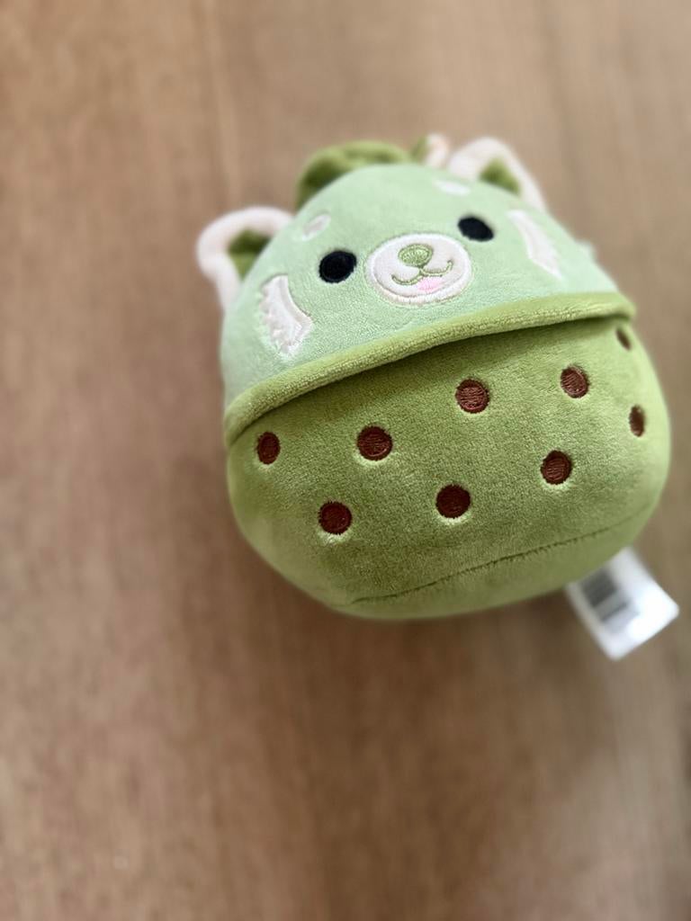 Squishmallow Matcha Boba Thee Rode Panda - Groen, Groen, Overige typen, Ophalen of Verzenden, Squishmallow