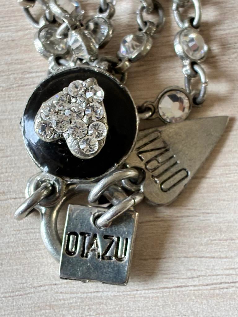 Prachtige Rodrigo OTAZU Armband - Silver/Crystal, Overige merken, Overige materialen, Ophalen of Verzenden, Zo goed als nieuw