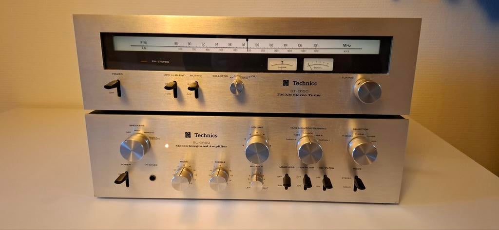 Technics SU-3150 versterker + Technics ST-3150 tuner
1975, Ophalen of Verzenden, Gebruikt, Stereo, Overige merken