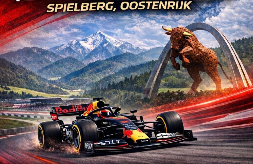 Weekend kaart F1 Red Bull Ring, Eén persoon, Juni