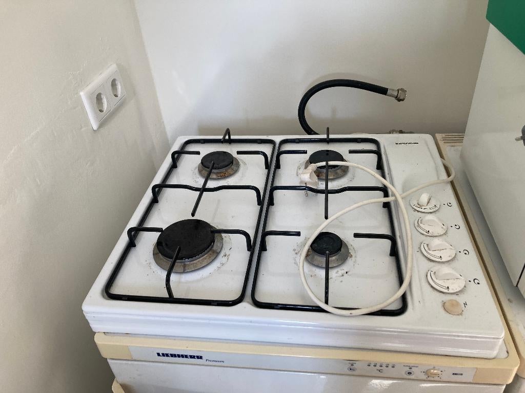 Opbouw gas kookplaat, Witgoed en Apparatuur, Kookplaten, Ophalen, Gebruikt, 4 kookzones, Gas