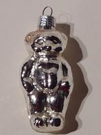 oude zilveren beer kerstbal H 8,5 cm, Ophalen, Gebruikt