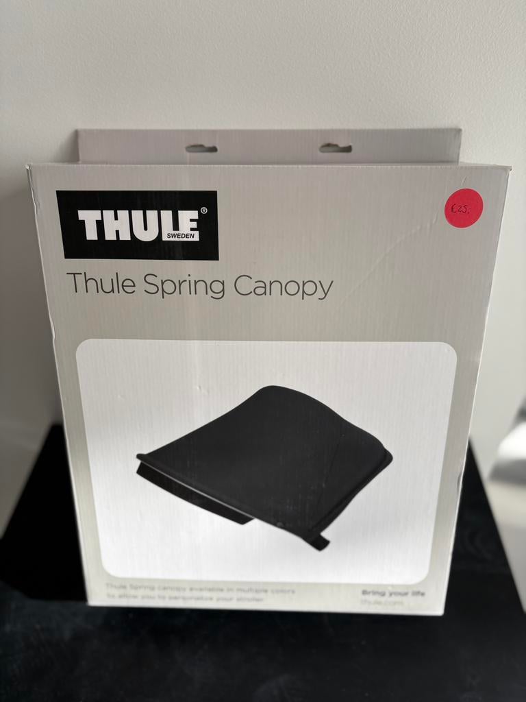 Thule Spring Zonnekap Midnight Black (Nieuw in doos), Kinderen en Baby's, Buggy's, Ophalen, Nieuw, Overige merken, Zonnekap