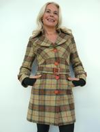 *Abfab Vintage Wollen 70's Mantel 36*, Style, Ophalen of Verzenden, Zo goed als nieuw, Maat 36 (S)