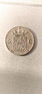 Zeldzame Nederlandse 5 cent munt uit 1827, Ophalen of Verzenden, Koning Willem I, Overige waardes, Losse munt