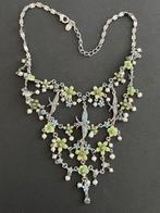 PILGRIM DANISH DESIGN trapeze ketting zwaluw bloem VINTAGE, Overige materialen, Verzenden, Zilver, Verstelbaar