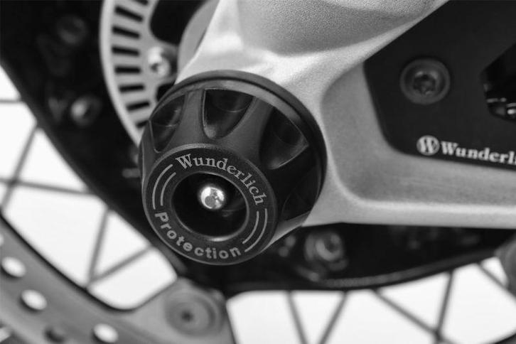 BMW - Wunderlich ''DOUBLESHOCK'' Axle protection - front, Motoren, Accessoires | Overige, Zo goed als nieuw, Ophalen of Verzenden