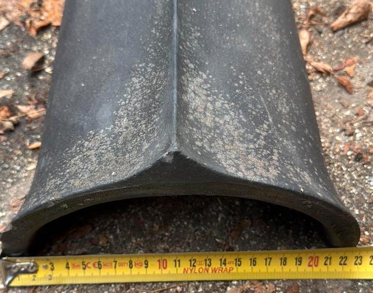 Hoekkeper dakpannen te koop – 50 stuks, Doe-het-zelf en Verbouw, Dakpannen en Dakbedekking, Zo goed als nieuw, Dakpannen, Steen of Klei