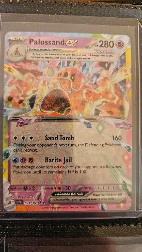 Palossand ex Pokémon SSP 091/191, Ophalen of Verzenden