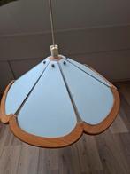 Leuke bloemen lamp met houten details - DIY project, Ophalen, Gebruikt, Minder dan 50 cm, Bloemen, DIY, Vintage