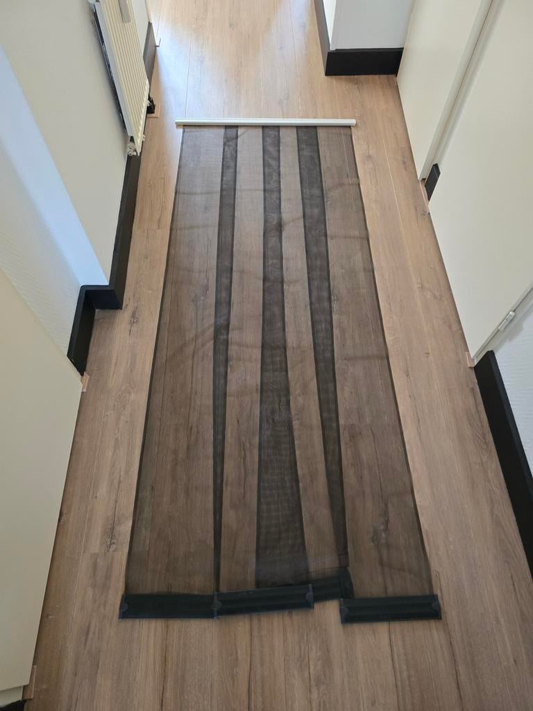 Vliegengordijn Lamellenhor 174x214cm, Doe-het-zelf en Verbouw, Deuren en Horren, Ophalen, Kunststof, Gebruikt, 120 cm of meer