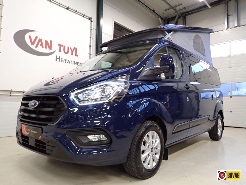 Ford Nugget PLUS Automaat / Solar 360 / Compleet, Caravans en Kamperen, Campers, Automaat, Buscamper of Camperbus, Airbags, Bedrijf
