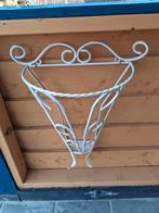 Wit metalen brocante paraplubak, Ophalen, Gebruikt, Metaal