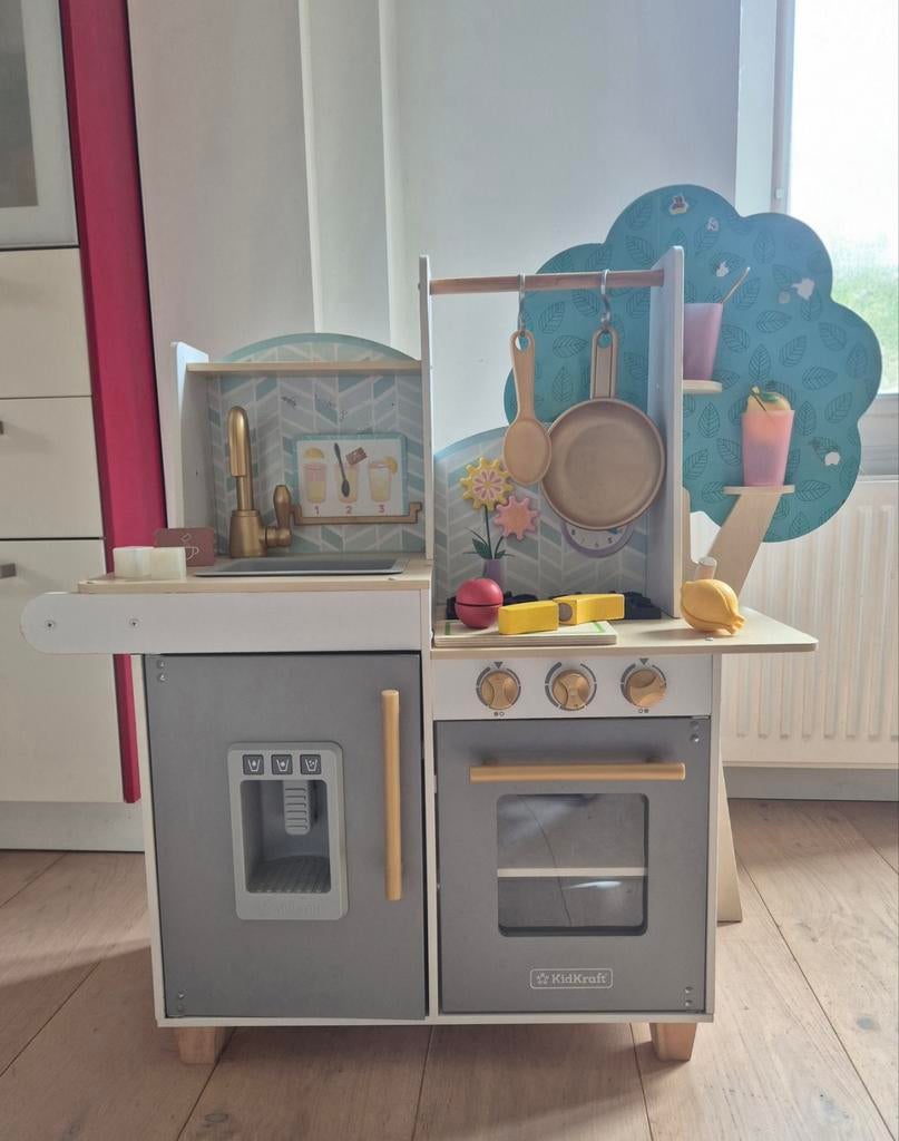 KidKraft Speelkeuken Happy harvest met accessoires, Ophalen, Gebruikt, Hout, Speelkeuken