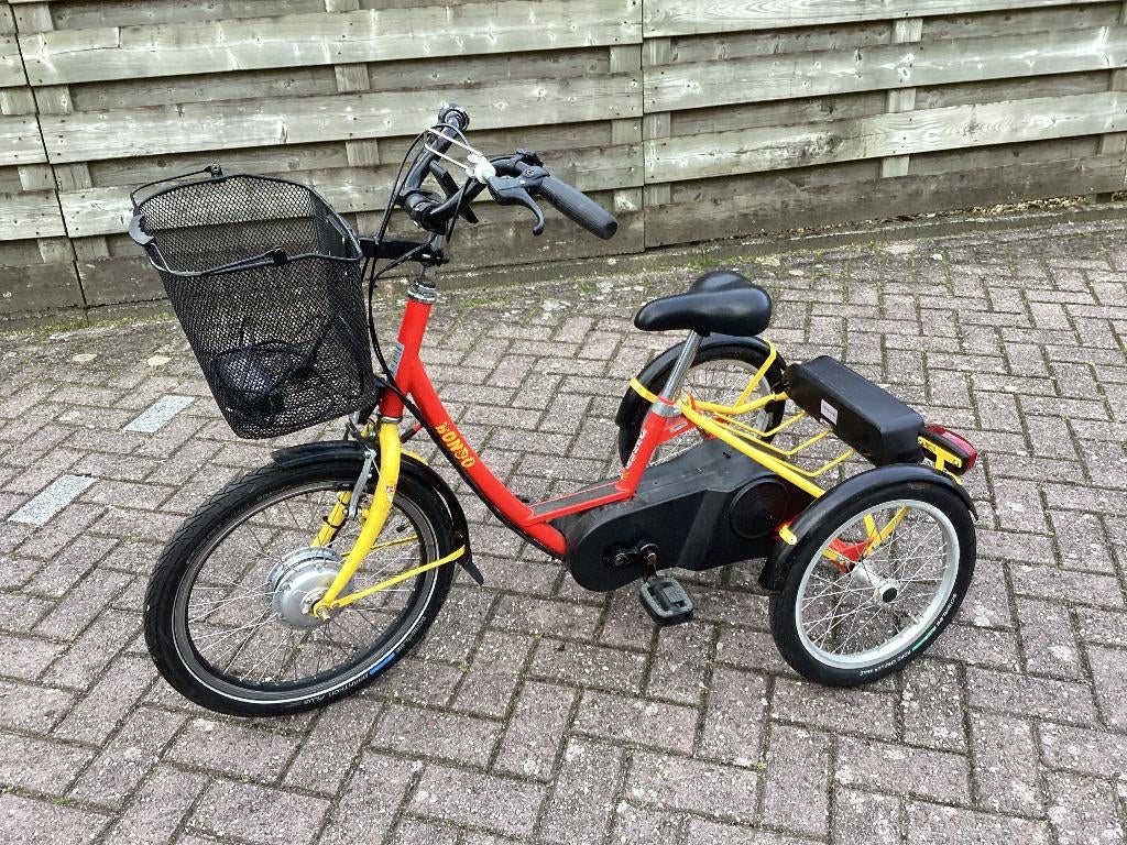 driewielfiets kind met ondersteuning, Ophalen of Verzenden, Gebruikt