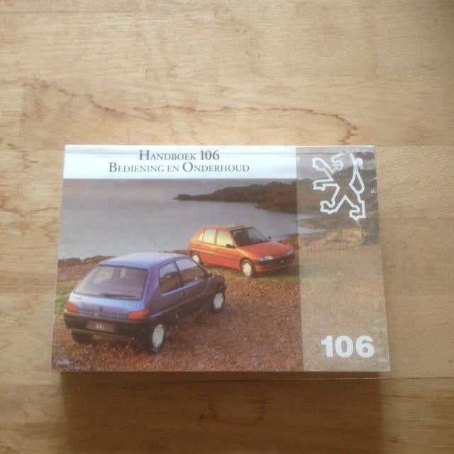 Handleiding/Instructieboekje    Peugeot  106    1995      NL, Auto diversen, Handleidingen en Instructieboekjes, Ophalen of Verzenden