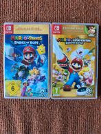 Nintendo Switch spellen: Mario Kingdom Battle en Sparks, Avontuur en Actie, 1 speler, Ophalen of Verzenden, Zo goed als nieuw