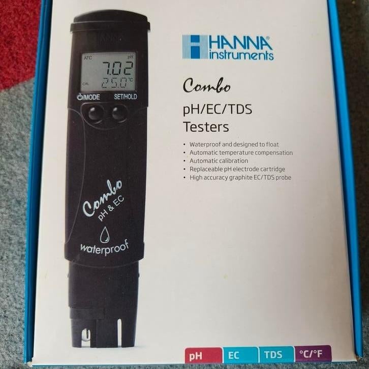 Hanna HI 98130 ph ec tds temperatuur meter, Tuin en Terras, Ophalen of Verzenden, Zo goed als nieuw, Overige typen