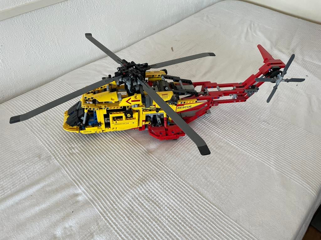 Lego Heli oud 9396 + Motorset, Ophalen of Verzenden, Zo goed als nieuw