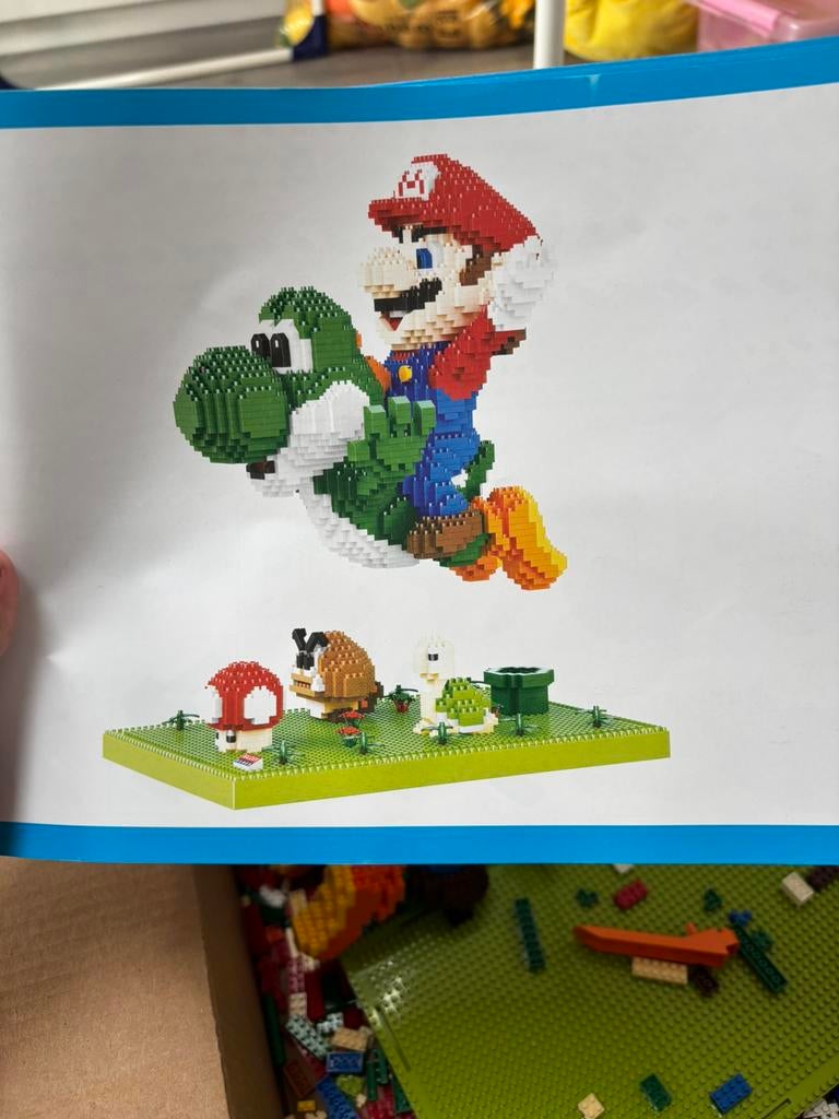 Nanoblock Joshi met mario, 1 speler, Ophalen, Zo goed als nieuw, Vanaf 3 jaar