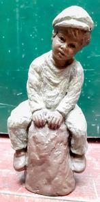 Geert Kunen sculptuur beeld jongen met pet, Ophalen of Verzenden
