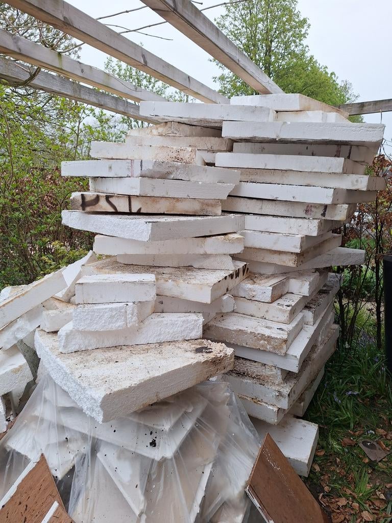 Piepschuim 100mm, Ophalen, Piepschuim (Tempex), 8 tot 12 cm, 15 m² of meer