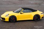 Porsche 911 Cabrio 3.0 Carrera 4 S Racing Yellow (bj 2019), Automaat, Gebruikt, Zwart, Overige kleuren