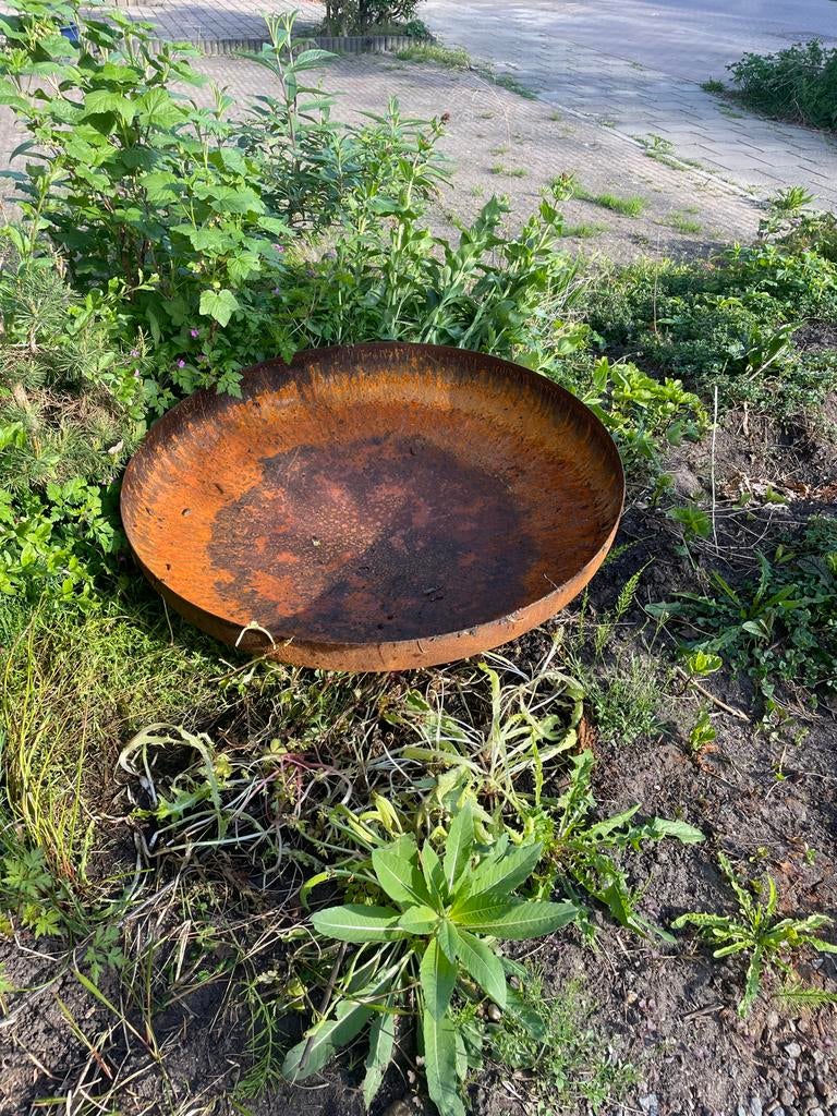 Metalen vijverschaal Ø100cm — waterdicht, Ophalen, Gebruikt
