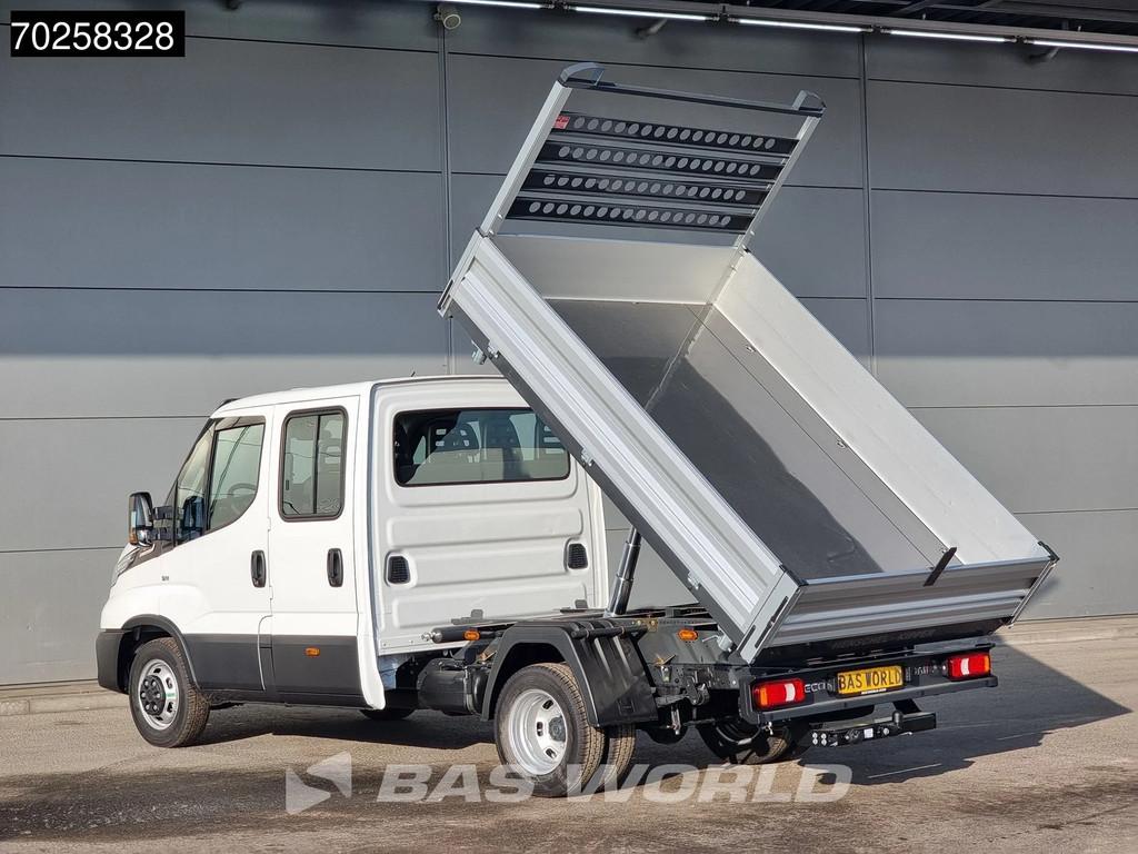 Iveco Daily 35C21 BPM VRIJ! 3-Zijdige Kipper Dubbel Cabine 2, Auto's, Bestelauto's, Automaat, Stof, 4 cilinders, Iveco