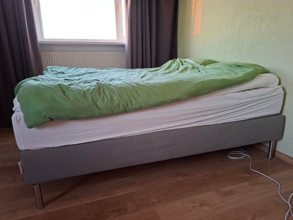 IKEA Espevär boxspring 160x200 cm met poten, Ophalen, Gebruikt, Tweepersoons, 200 cm