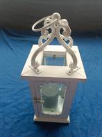 LANTAARN WIT SFEERVOL VOOR BINNEN EN BUITEN, Ophalen, Gebruikt, 25 tot 50 cm, Wit